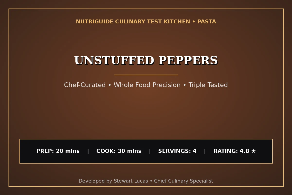 Unstuffed Peppers