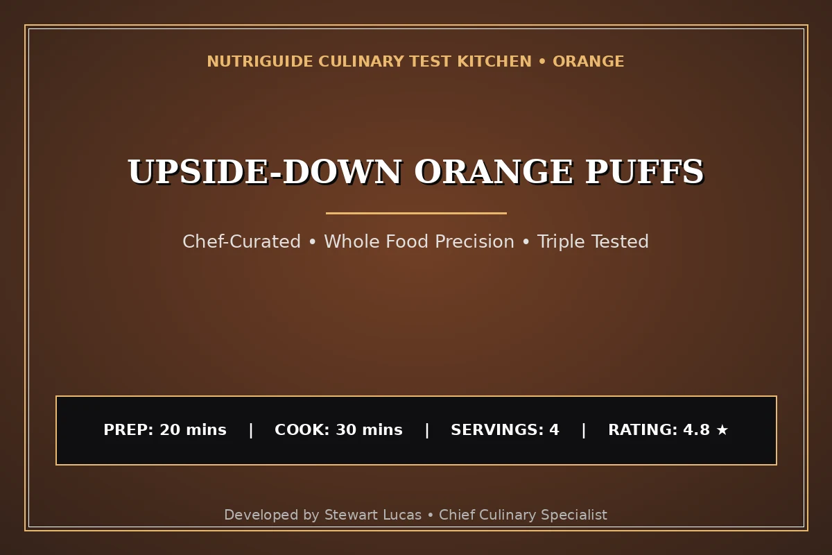 Upside-Down Orange Puffs