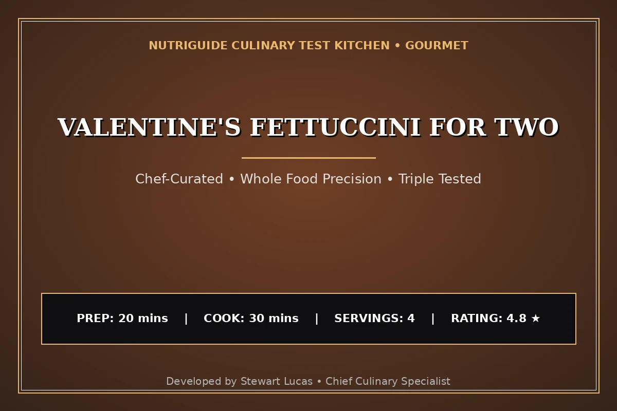 Valentine'S Fettuccini For Two