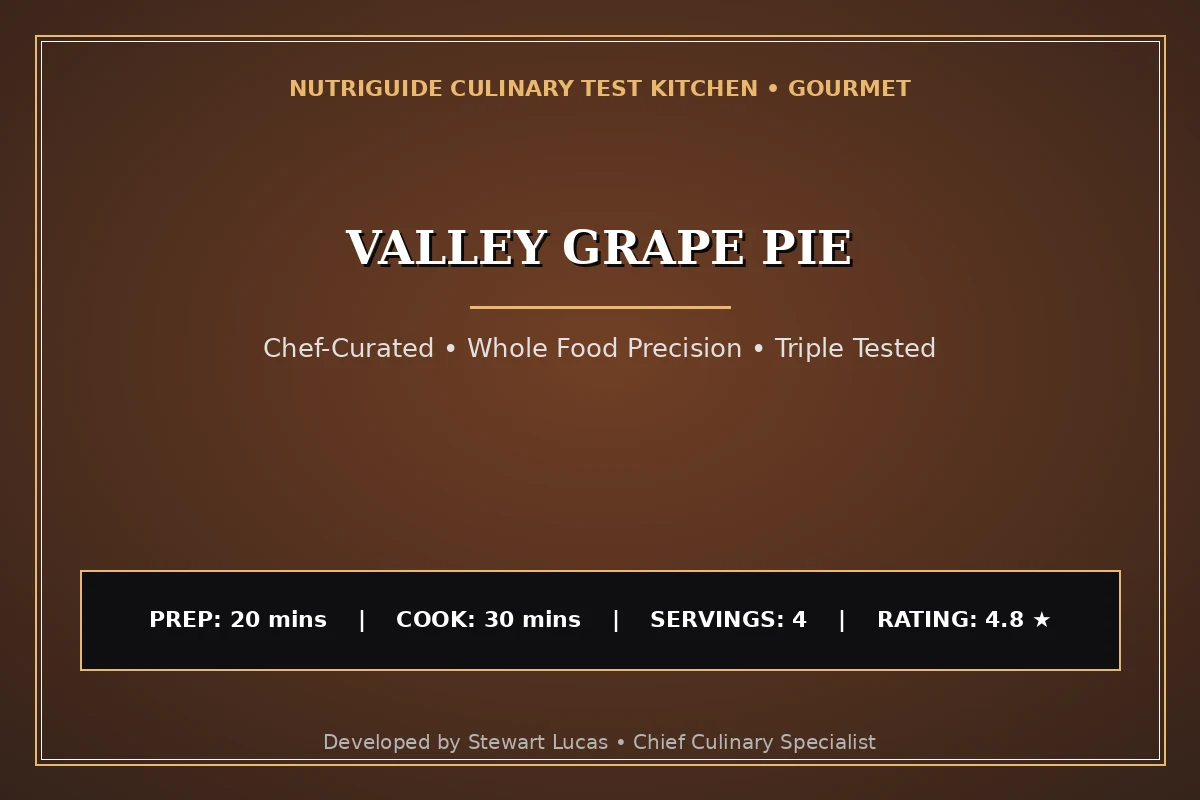 Valley Grape Pie