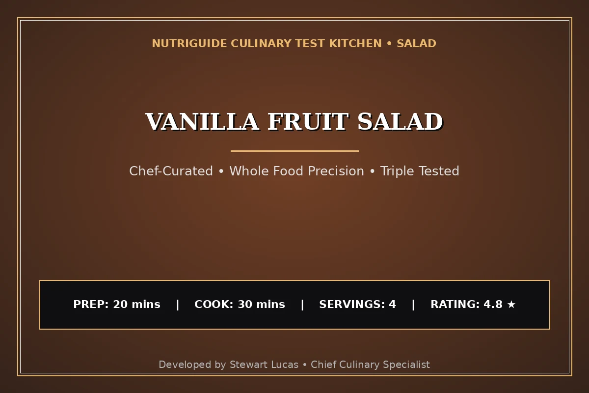 Vanilla Fruit Salad