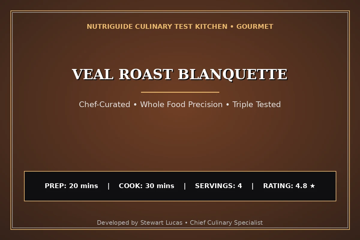 Veal Roast Blanquette