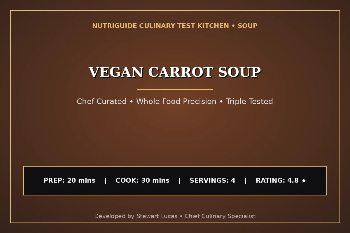 Vegan Carrot Soup