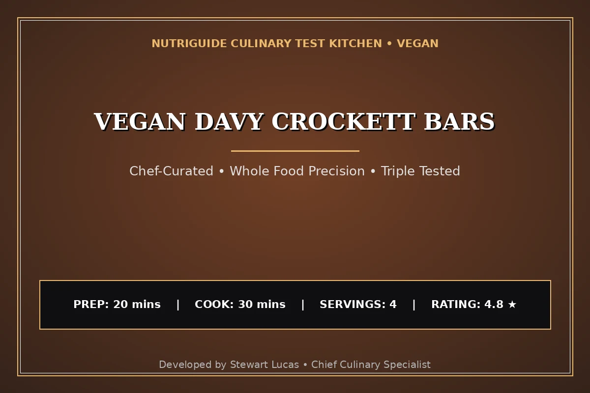Vegan Davy Crockett Bars
