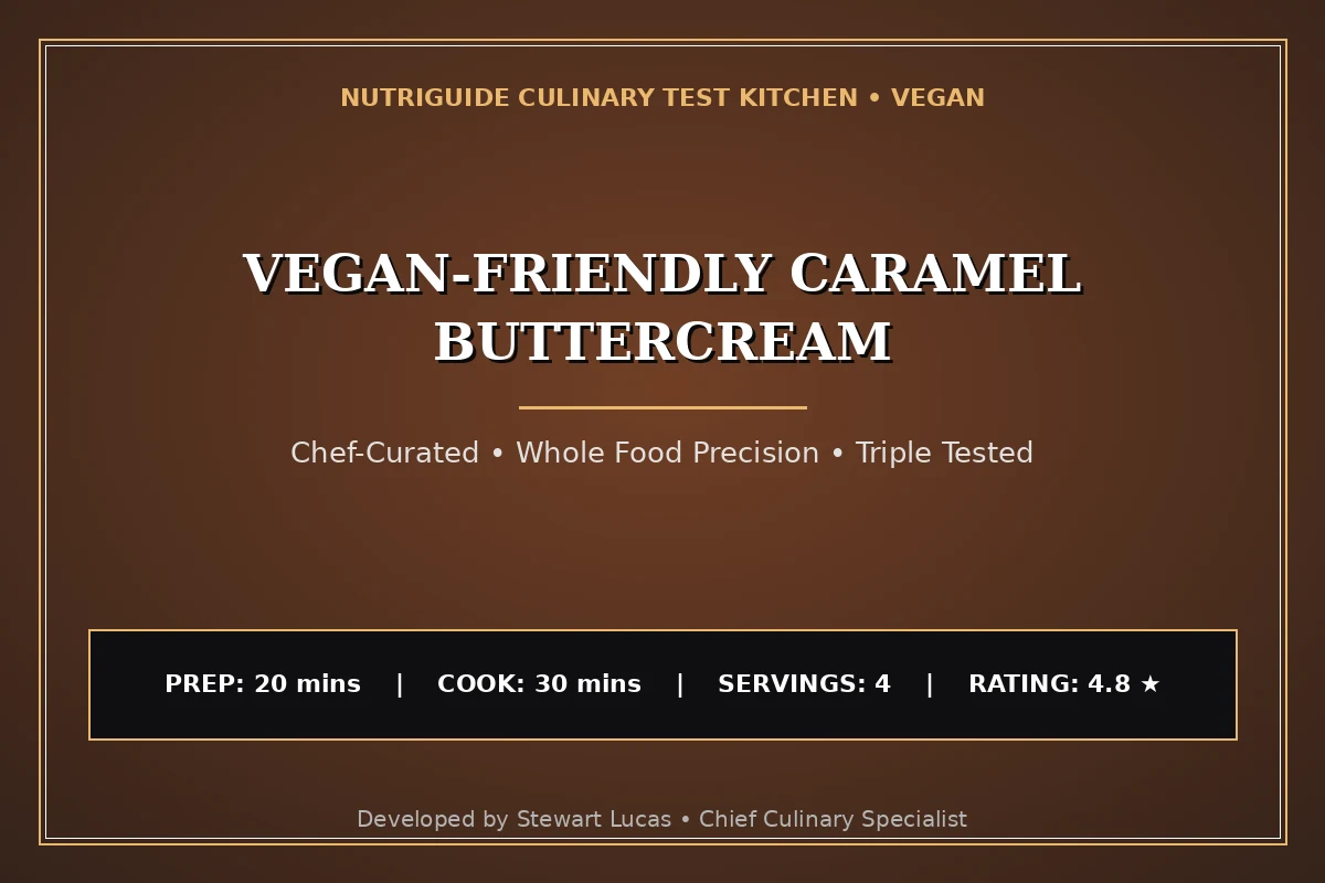 Vegan-Friendly Caramel Buttercream