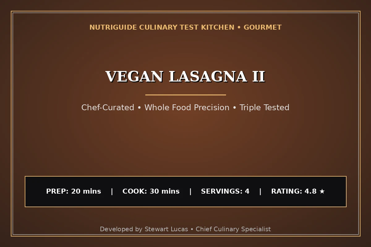 Vegan Lasagna Ii