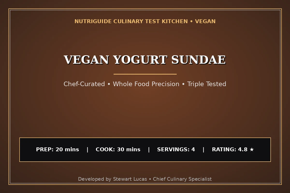 Vegan Yogurt Sundae