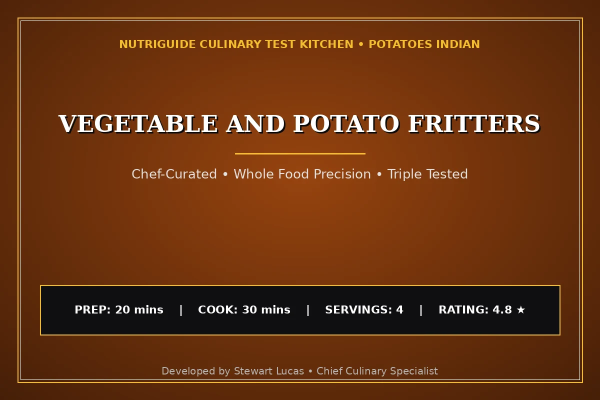 Vegetable And Potato Fritters