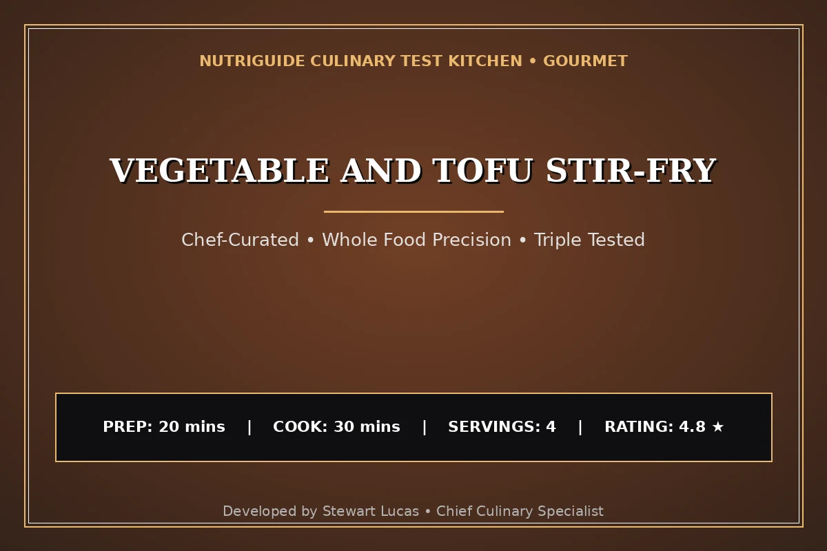 Vegetable And Tofu Stir-Fry