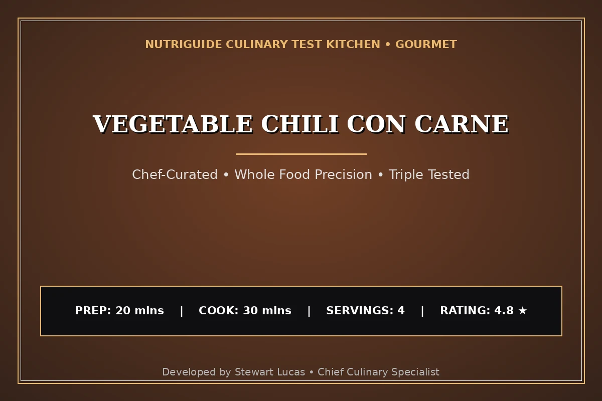 Vegetable Chili Con Carne