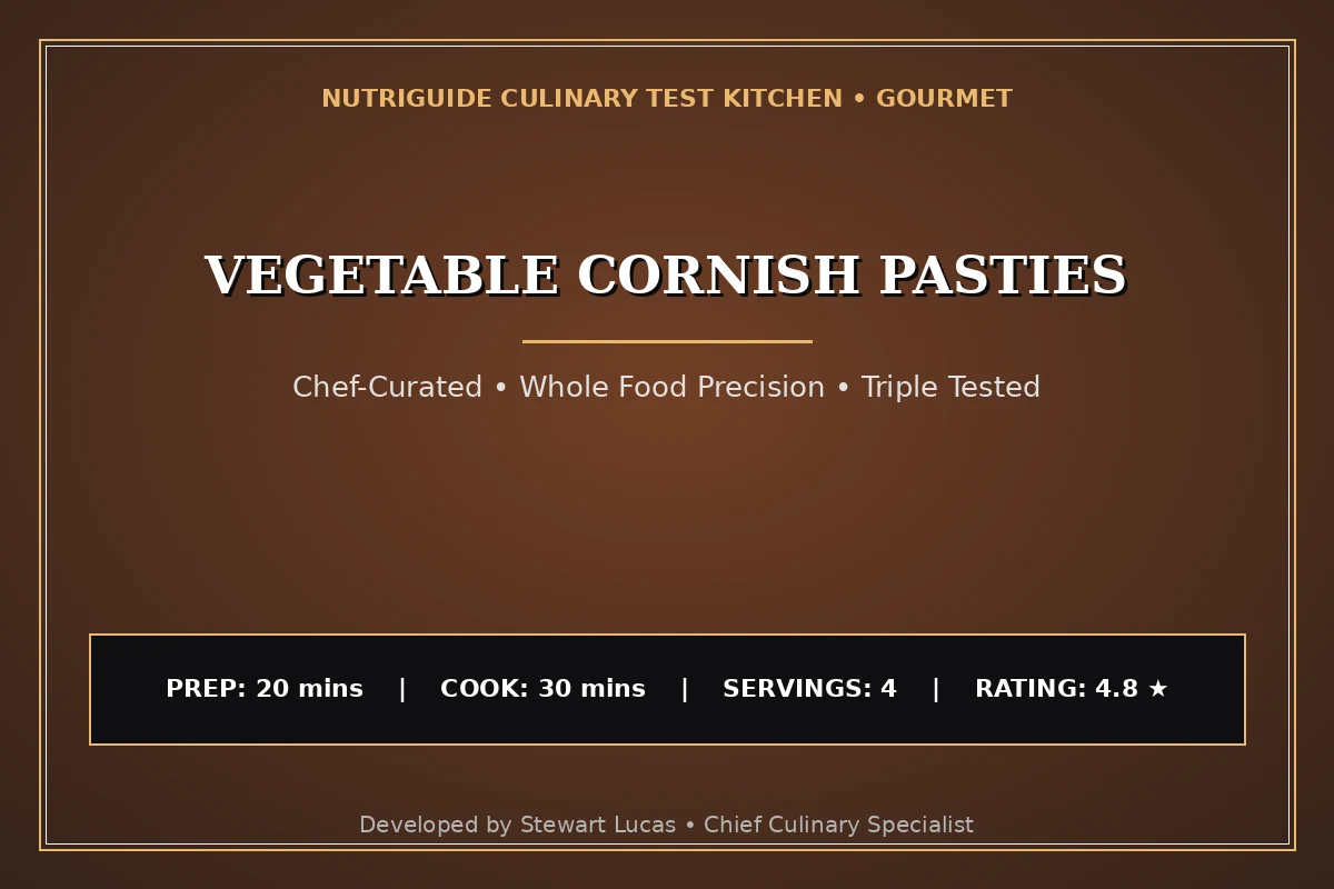 Vegetable Cornish Pasties