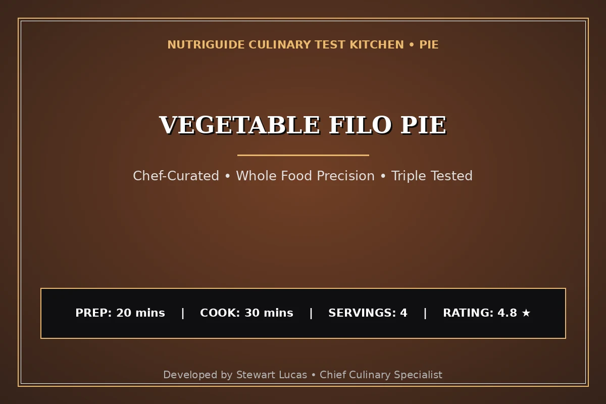 Vegetable Filo Pie