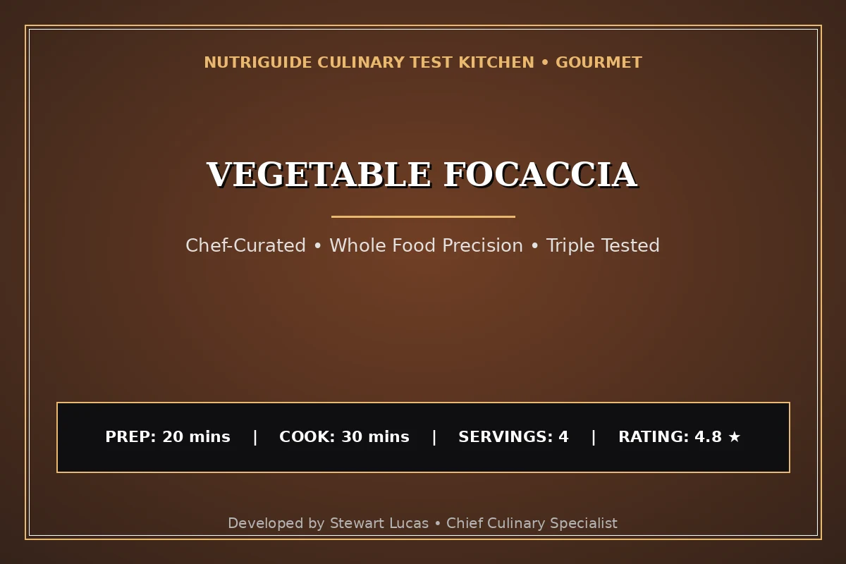 Vegetable Focaccia
