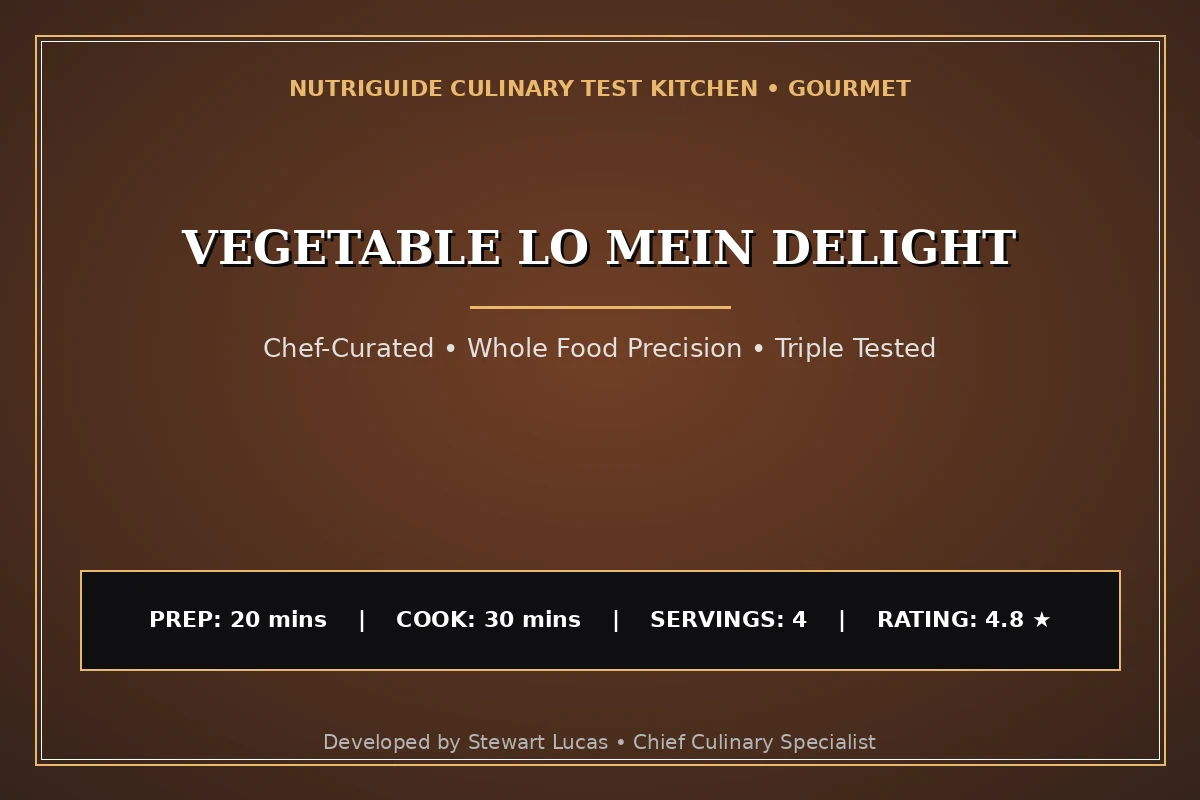 Vegetable Lo Mein Delight