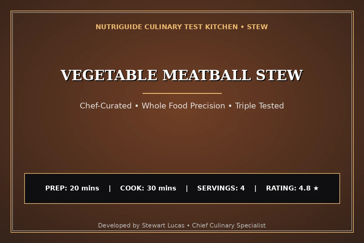 Vegetable Meatball Stew