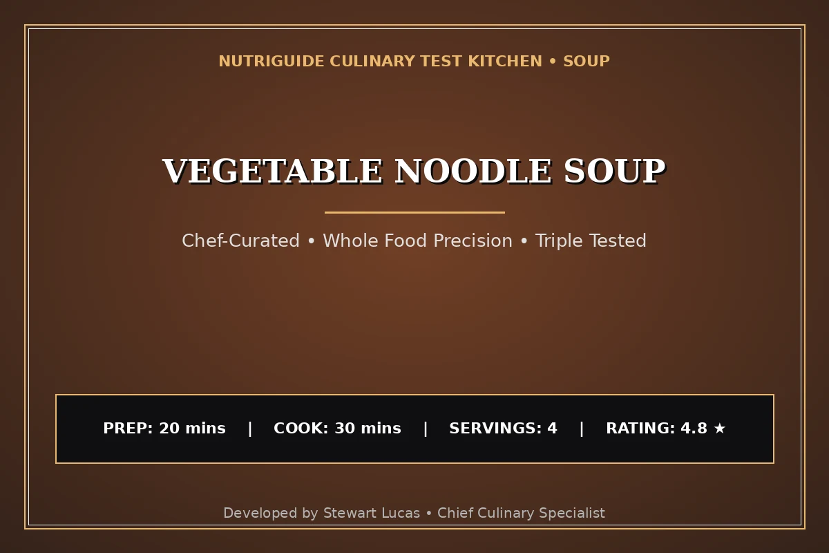 Vegetable Noodle Soup