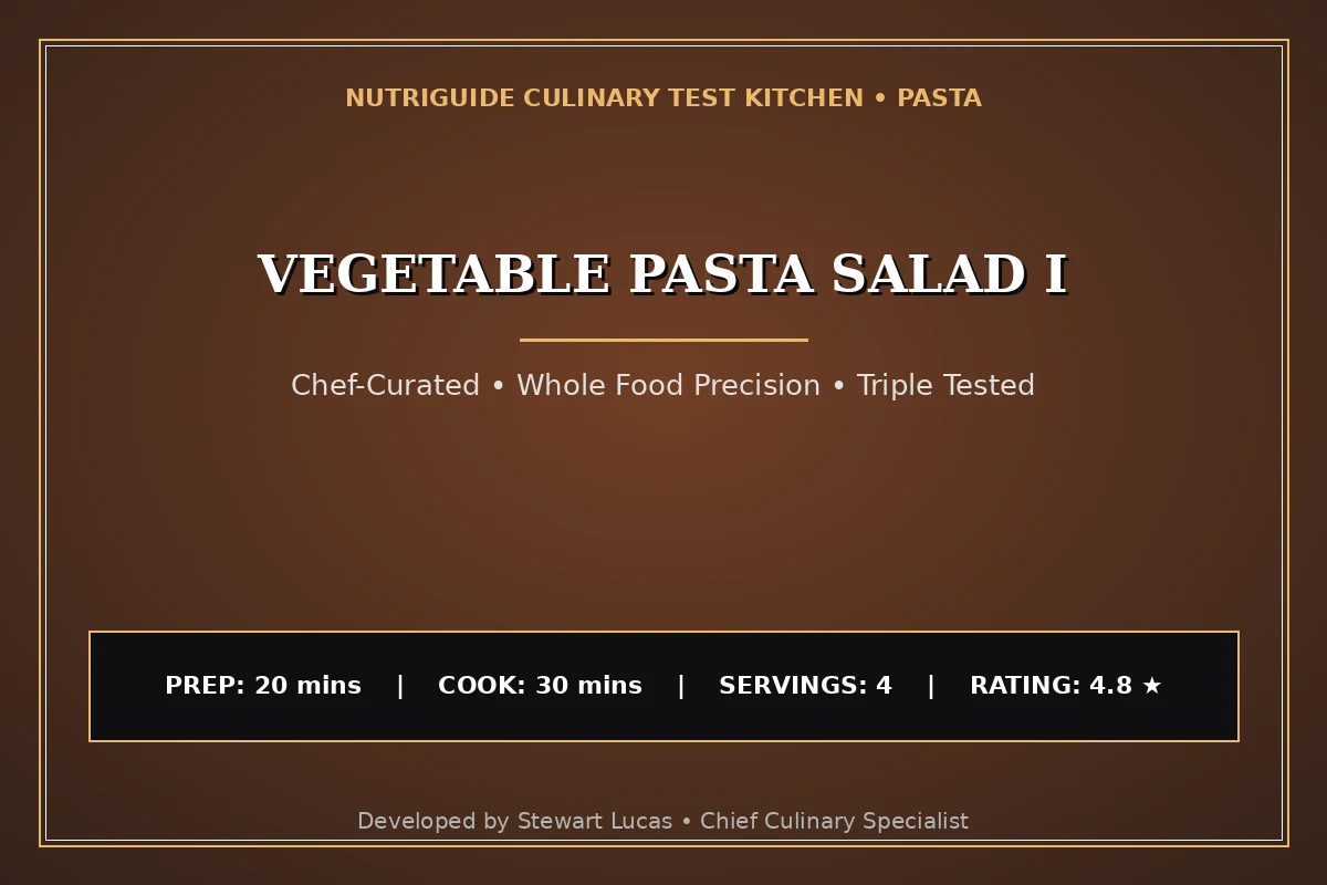 Vegetable Pasta Salad I