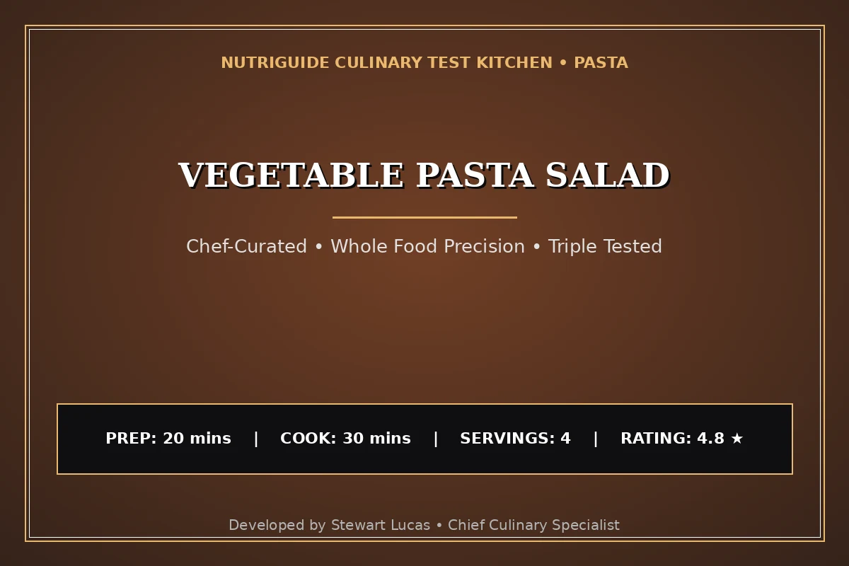 Vegetable Pasta Salad