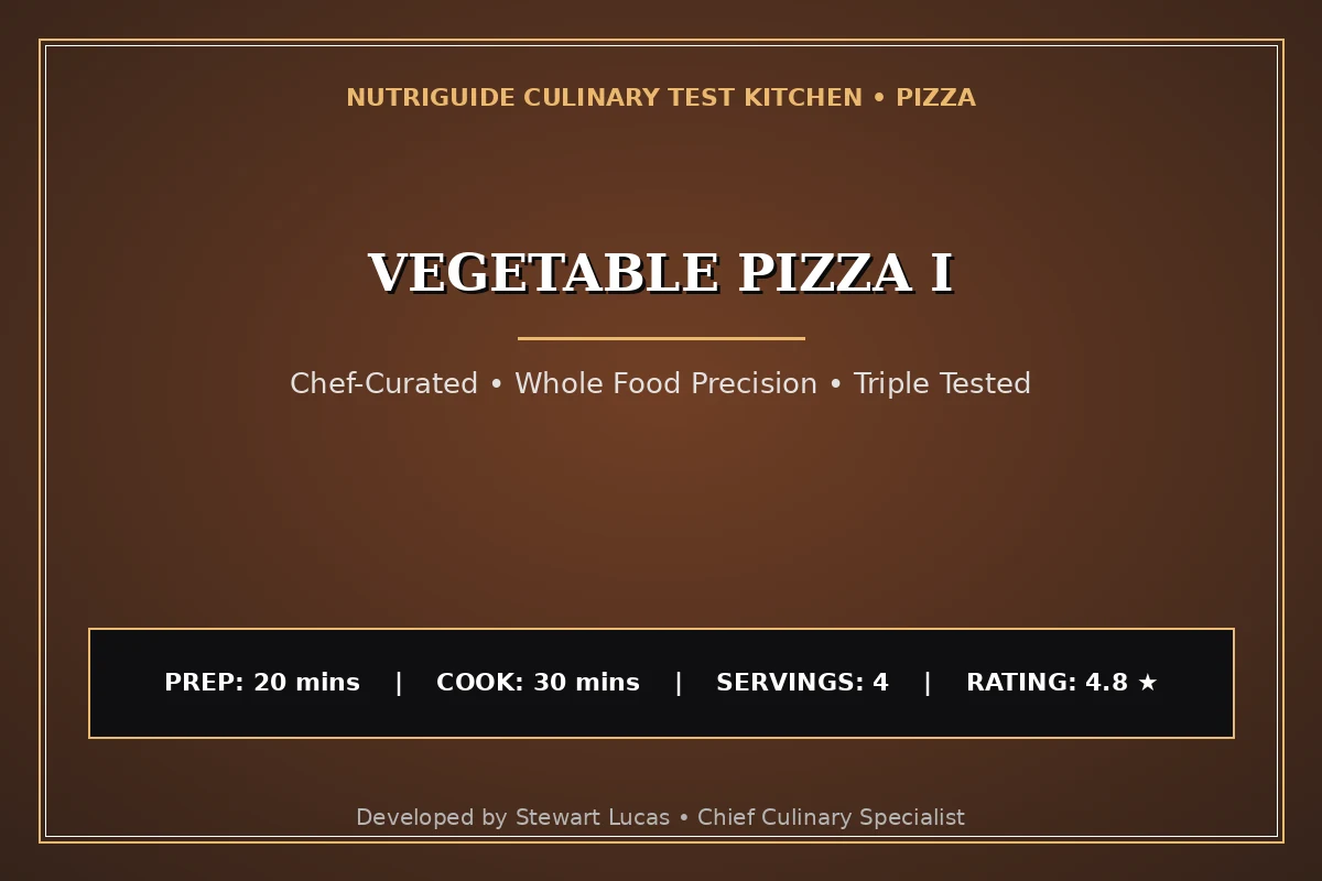 Vegetable Pizza I