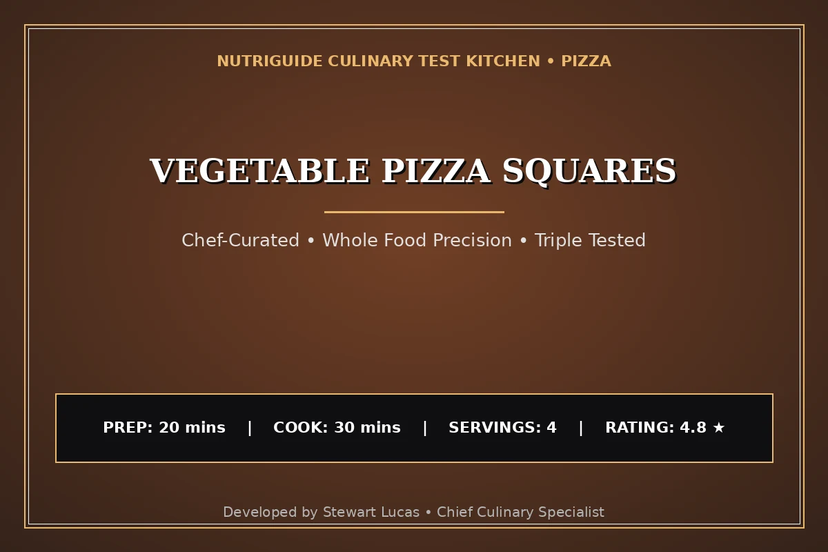Vegetable Pizza Squares