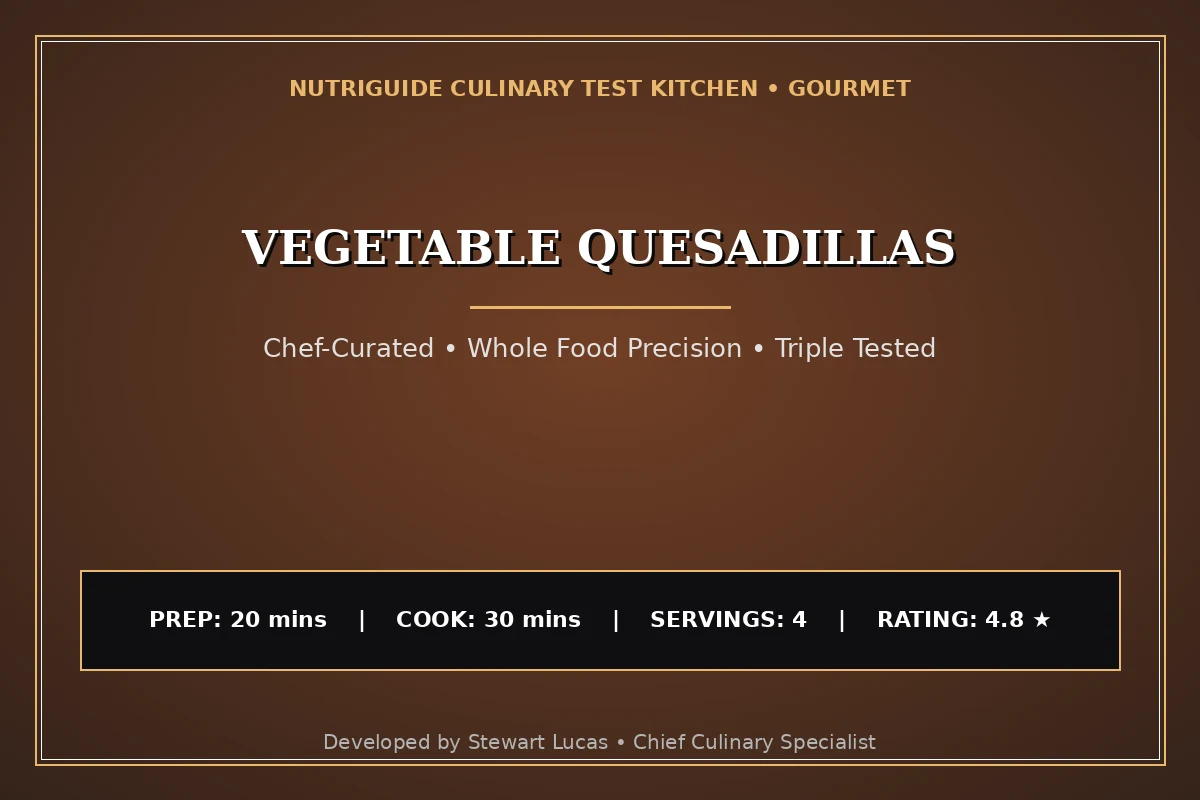 Vegetable Quesadillas