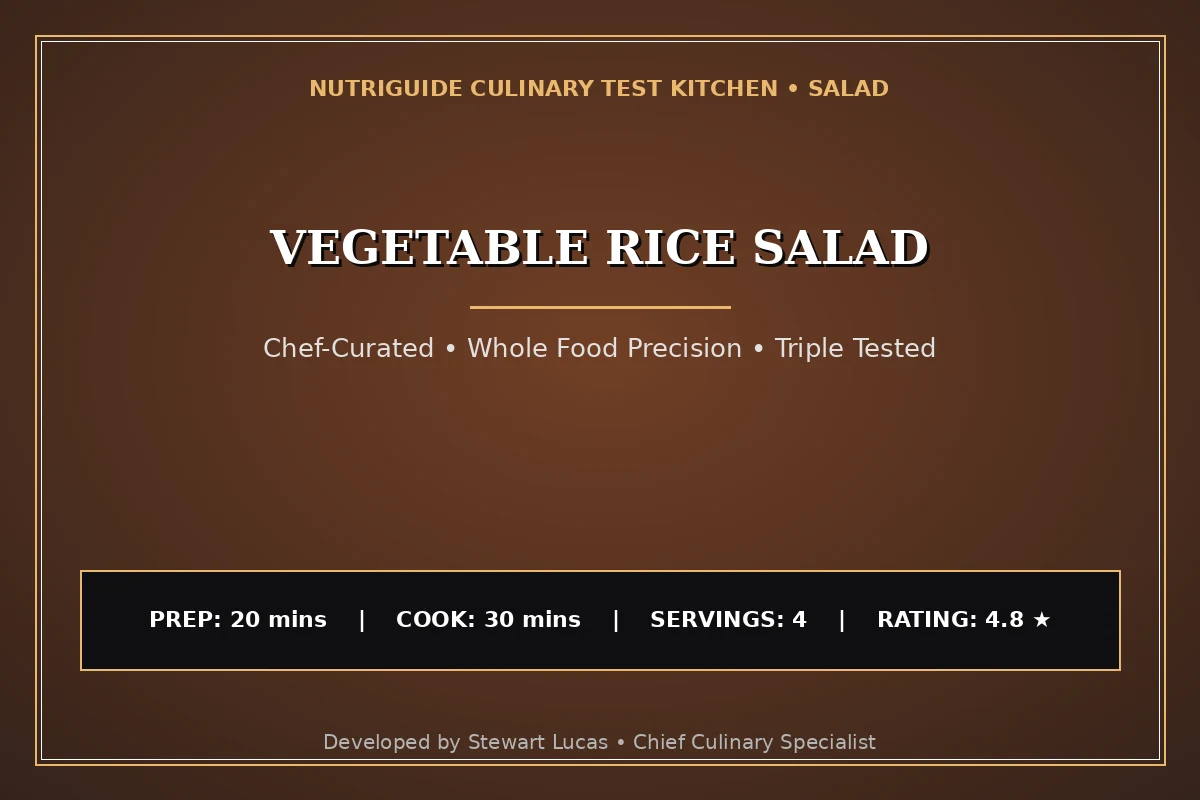 Vegetable Rice Salad
