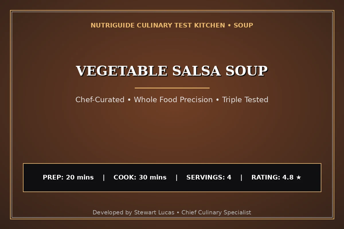 Vegetable Salsa Soup