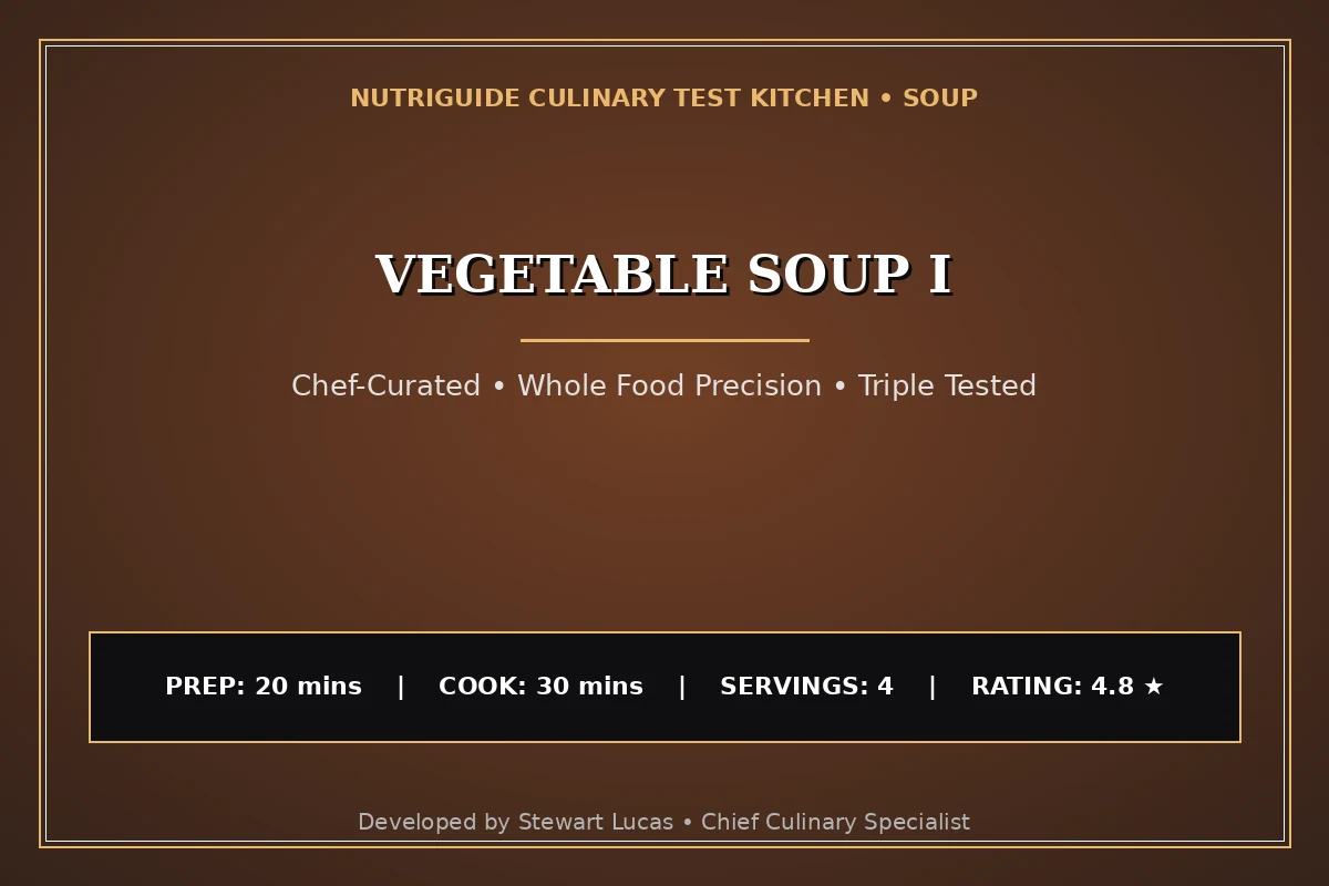Vegetable Soup I