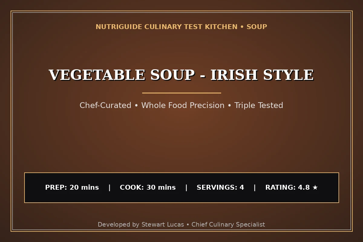 Vegetable Soup - Irish Style