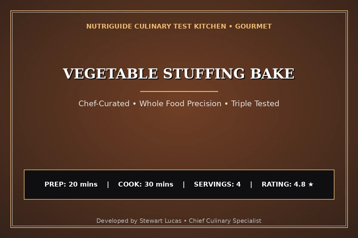 Vegetable Stuffing Bake