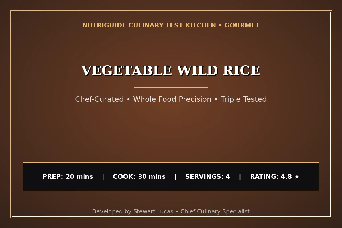 Vegetable Wild Rice