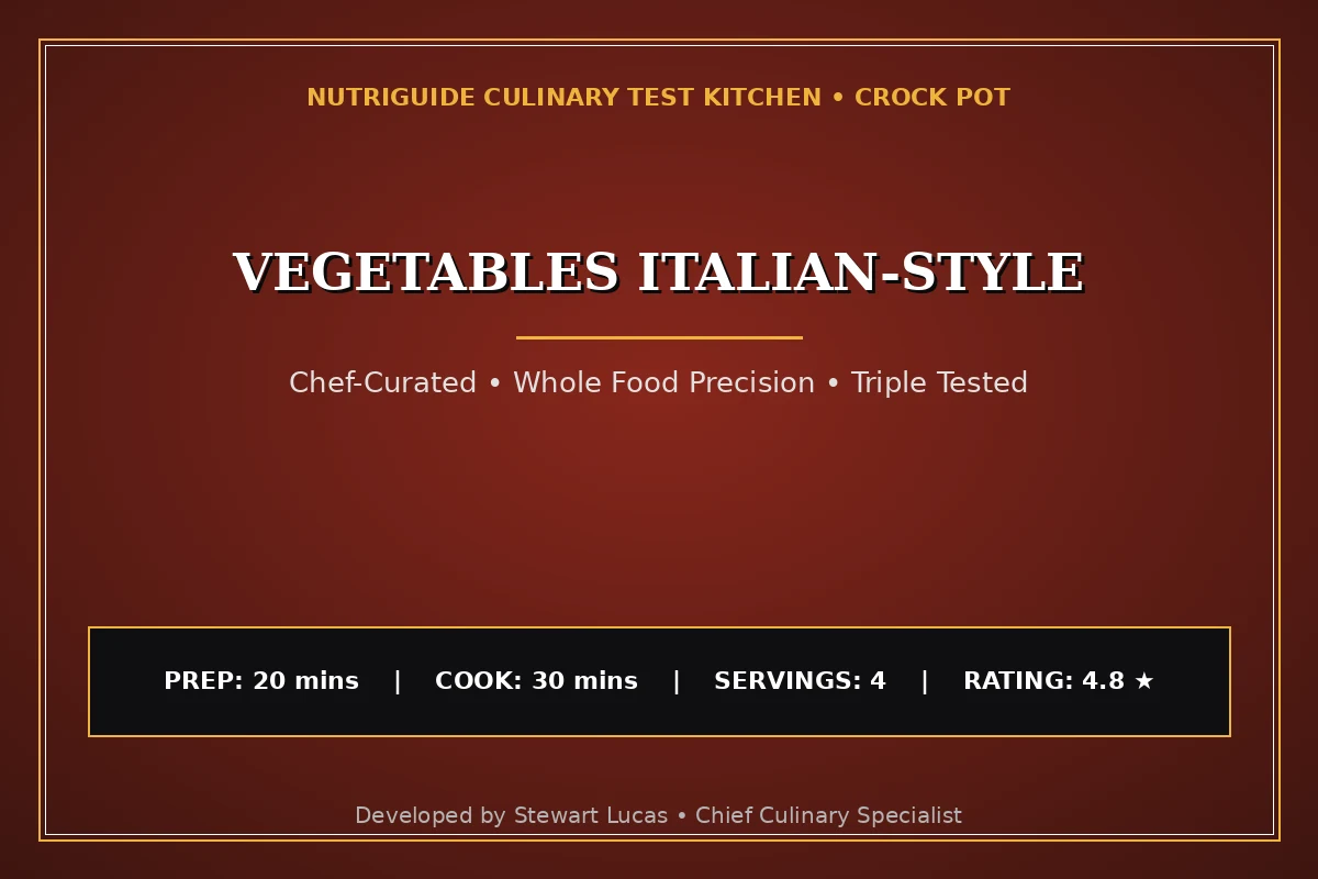 Vegetables Italian-Style