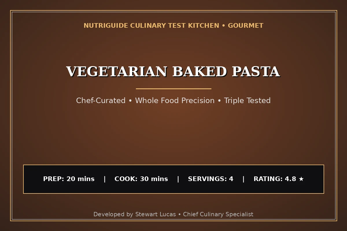 Vegetarian Baked Pasta