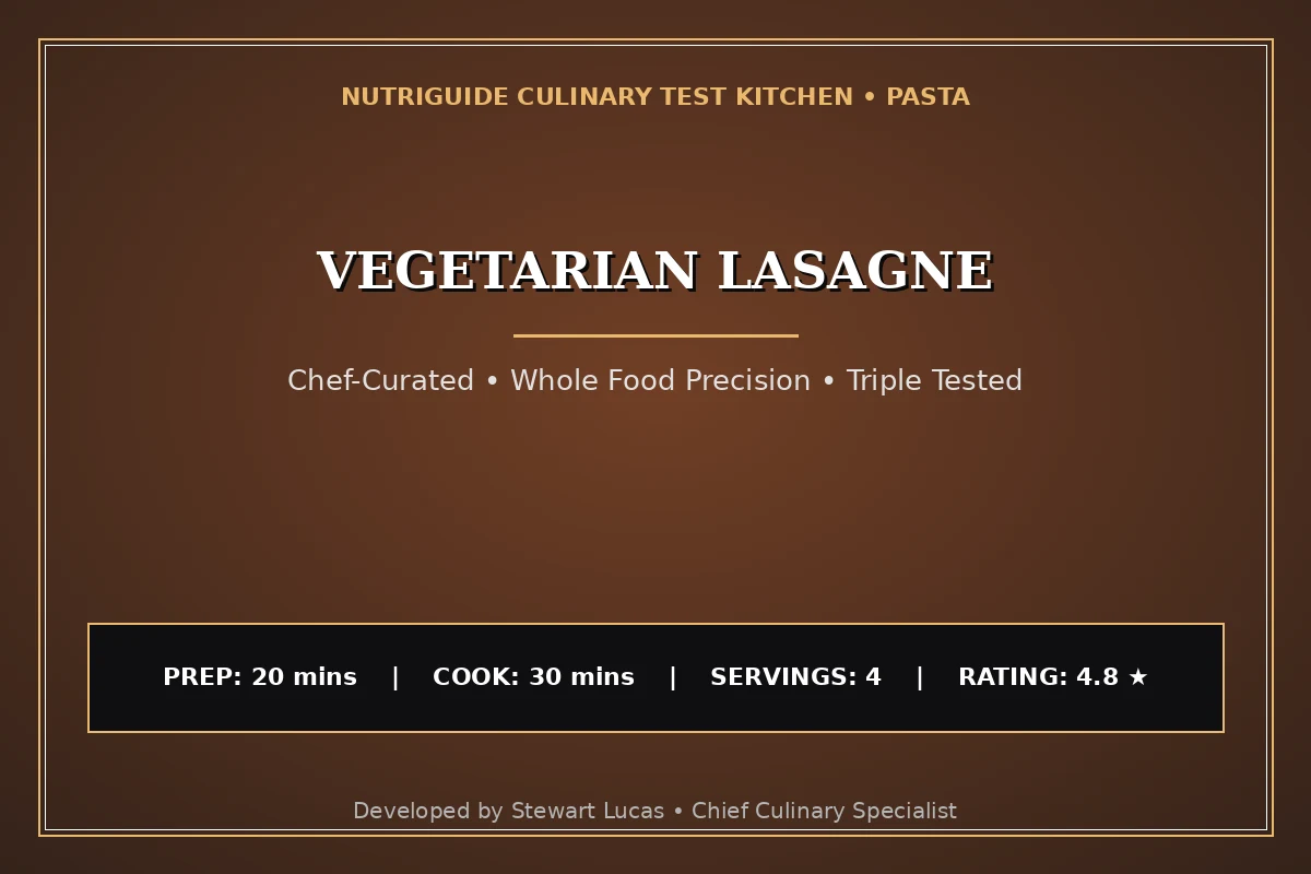 Vegetarian Lasagne
