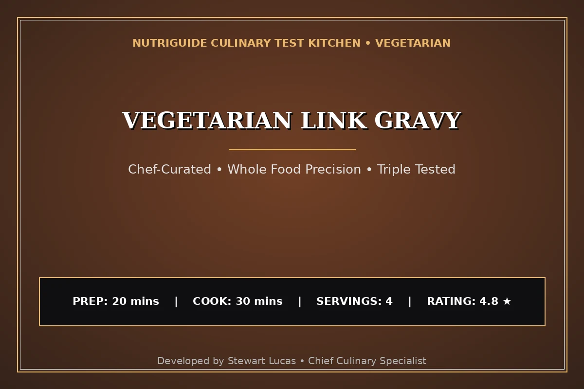Vegetarian Link Gravy