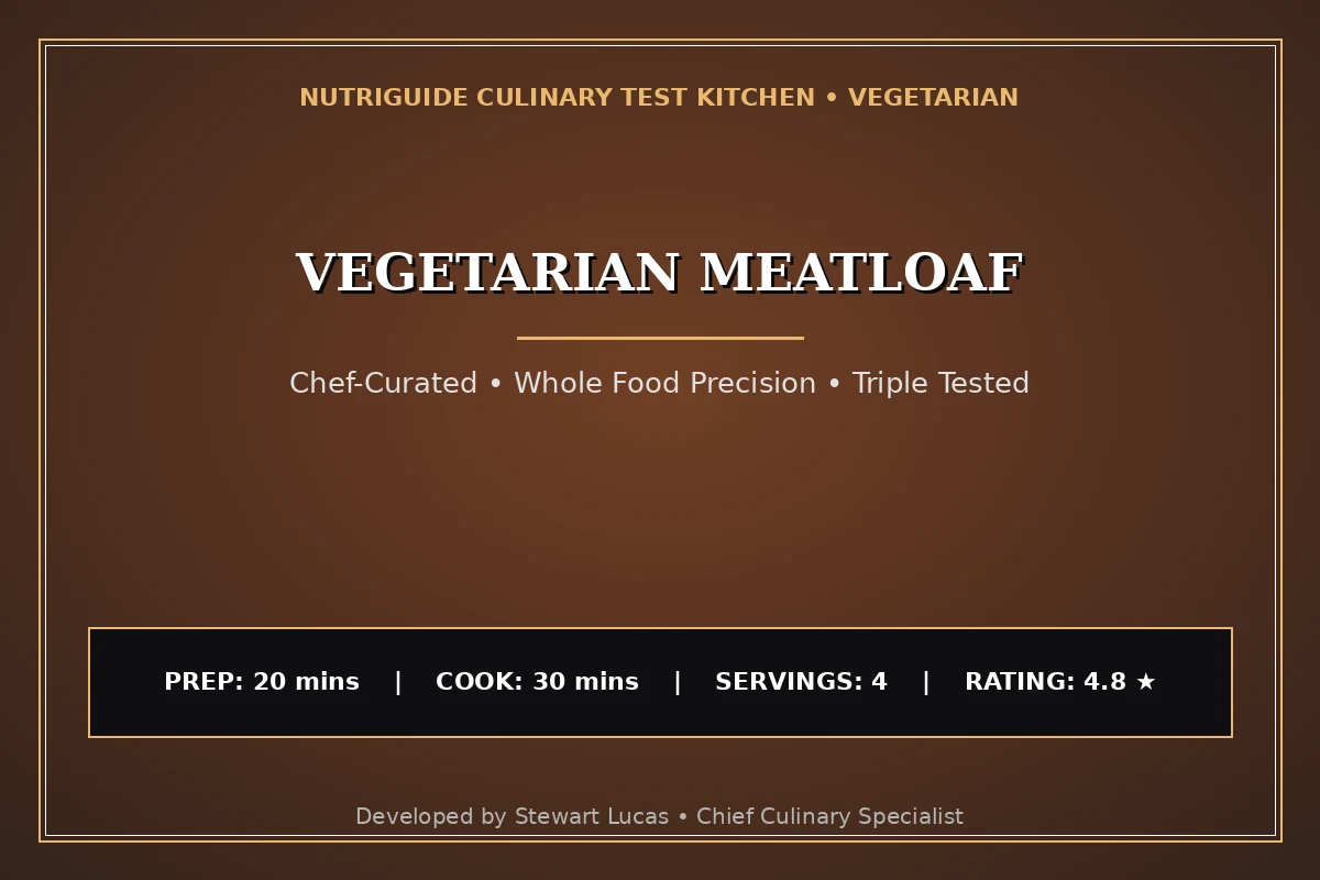 Vegetarian Meatloaf