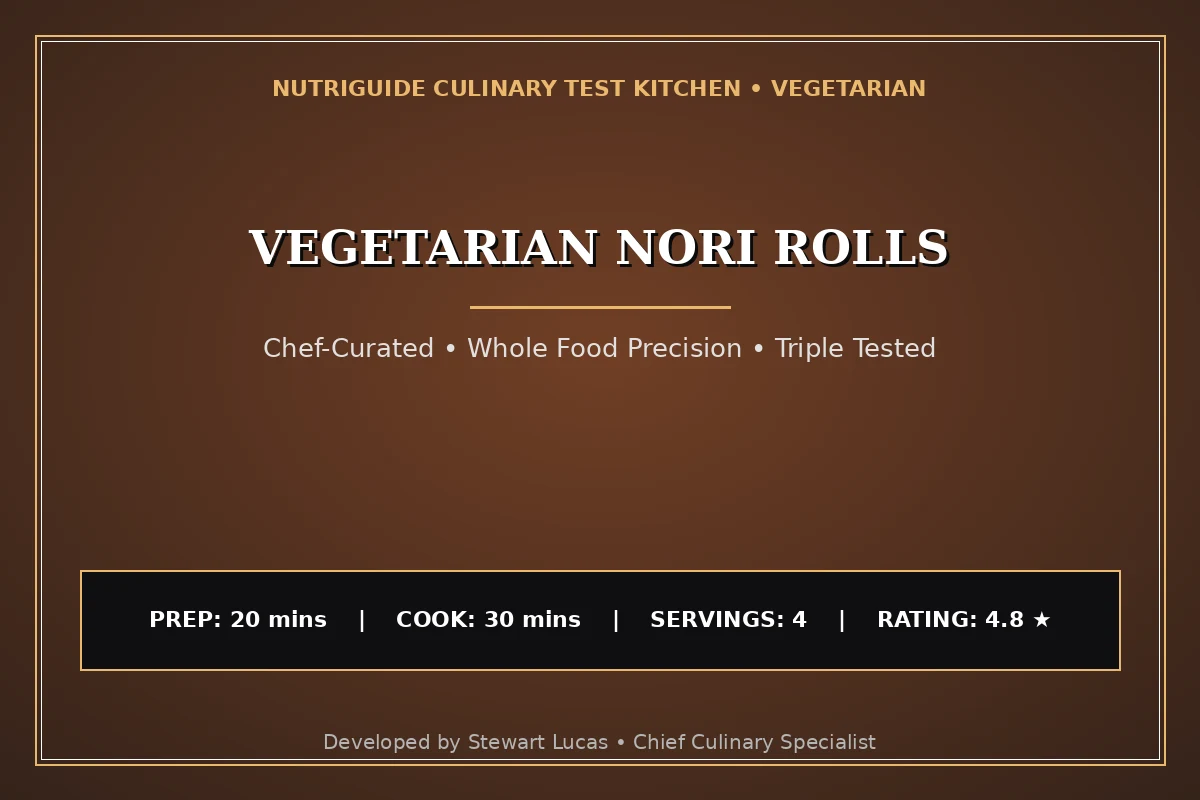 Vegetarian Nori Rolls