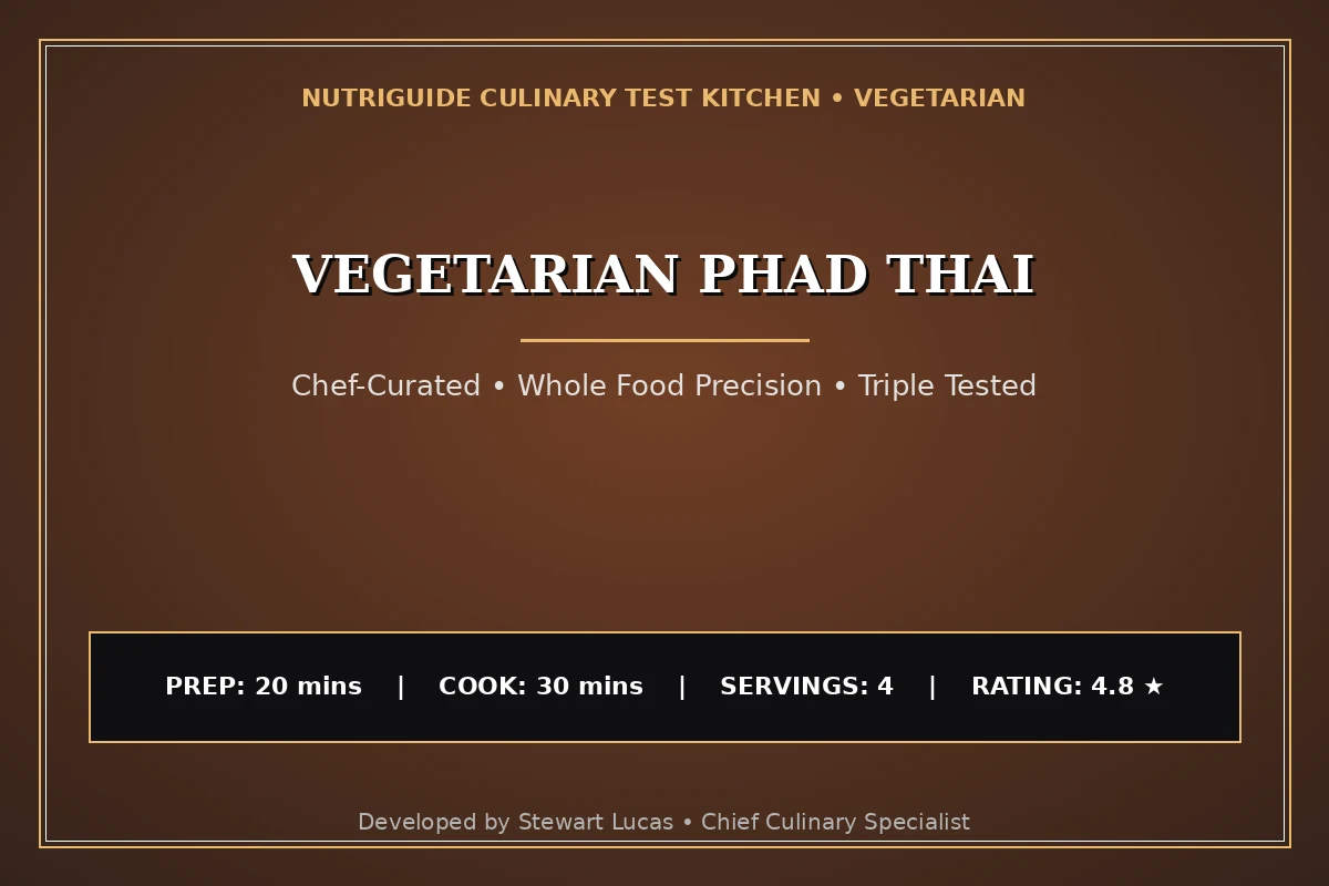 Vegetarian Phad Thai