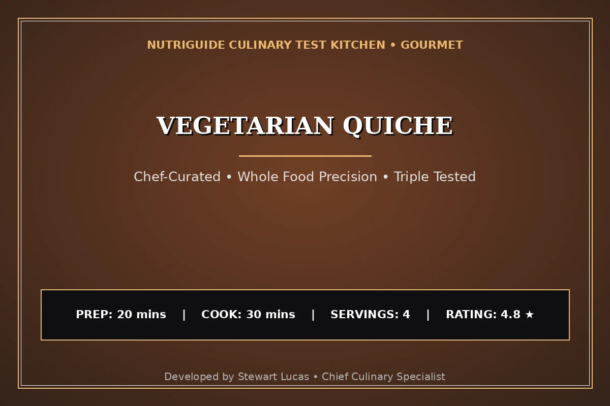 Vegetarian Quiche