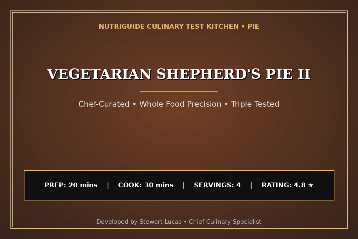 Vegetarian Shepherd'S Pie Ii