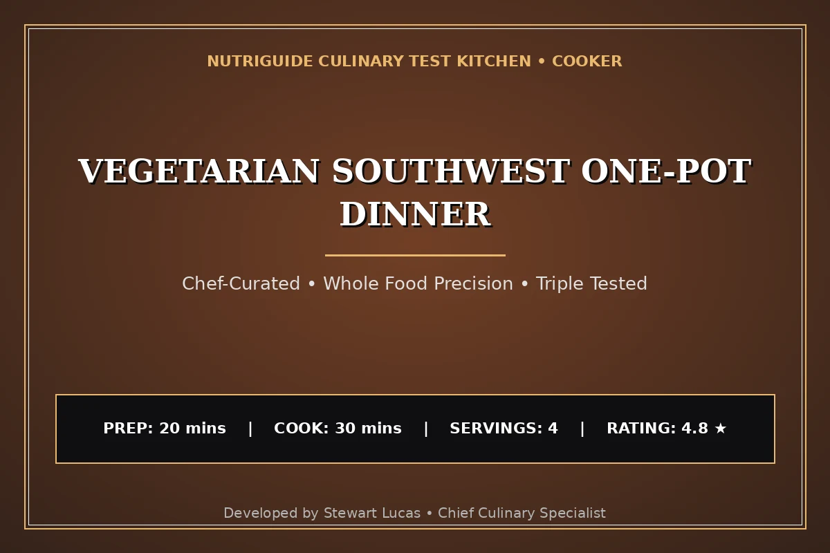 Vegetarian Southwest One-Pot Dinner