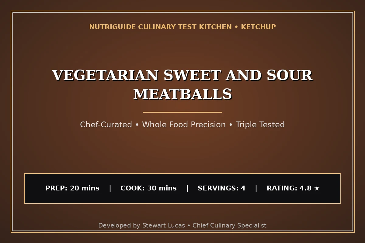 Vegetarian Sweet And Sour Meatballs