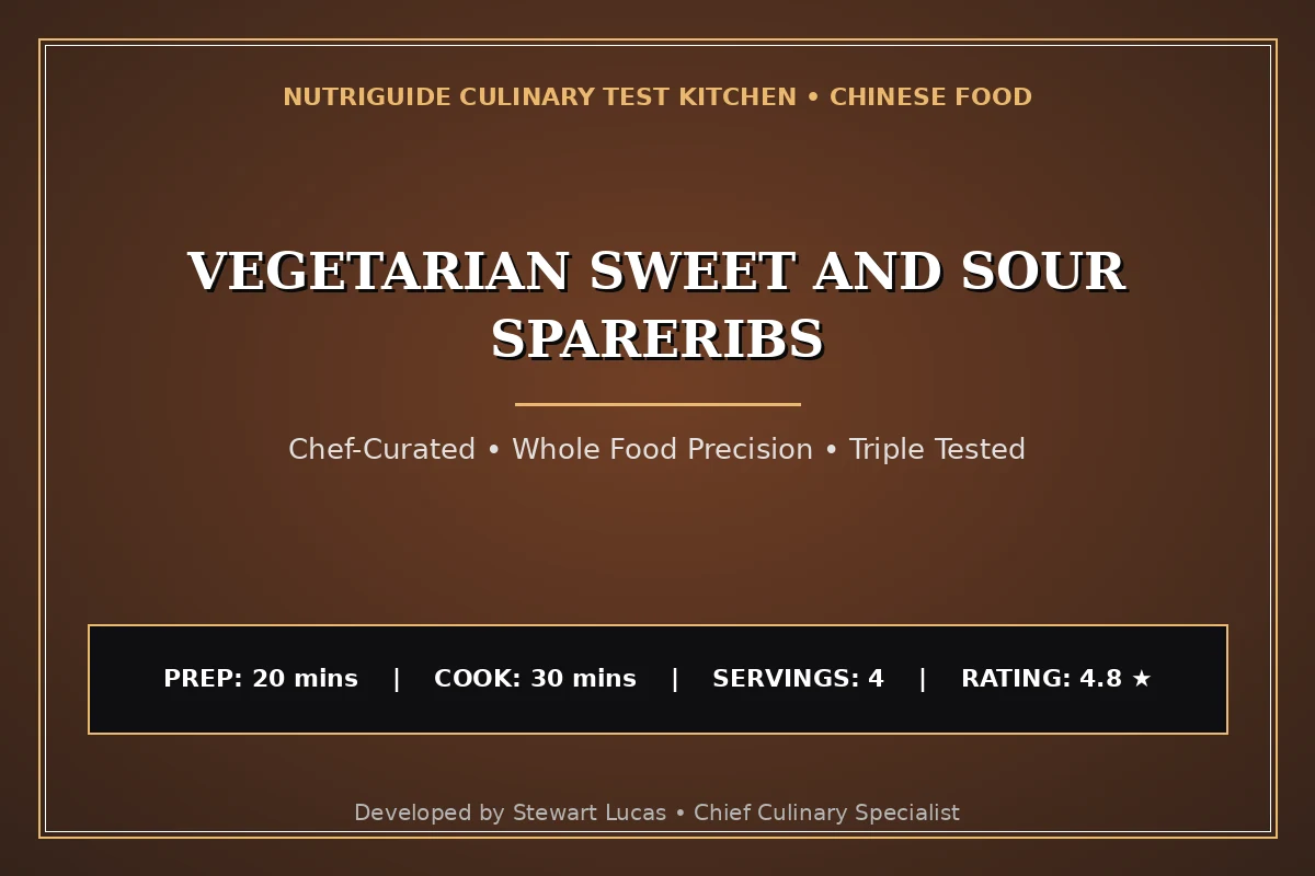 Vegetarian Sweet And Sour Spareribs