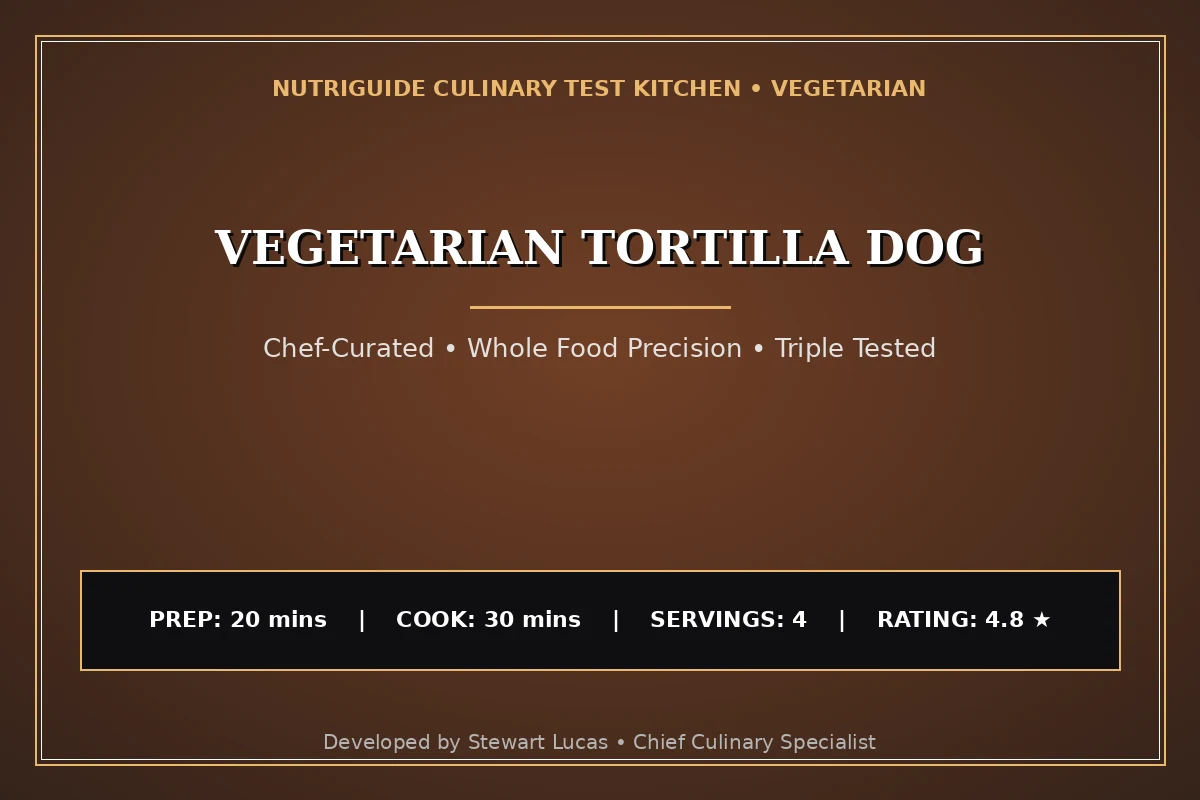 Vegetarian Tortilla Dog
