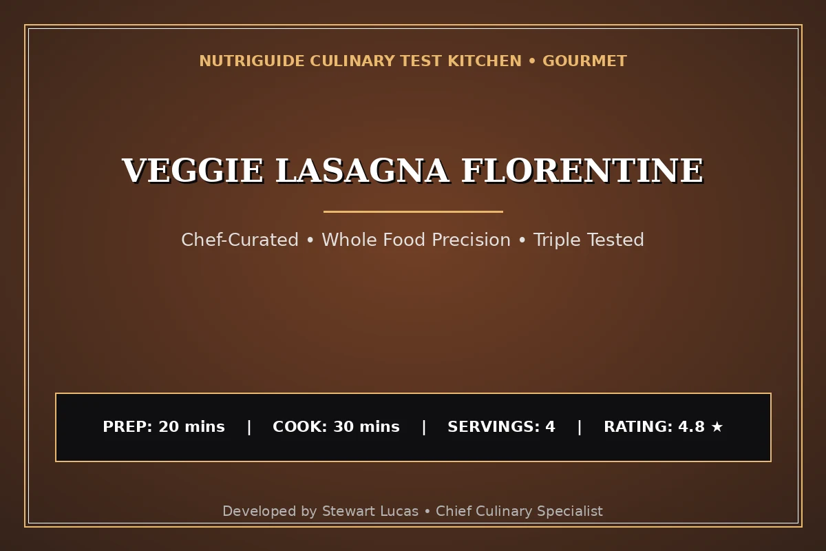 Veggie Lasagna Florentine