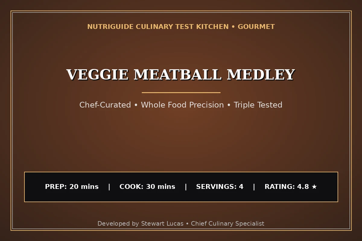 Veggie Meatball Medley