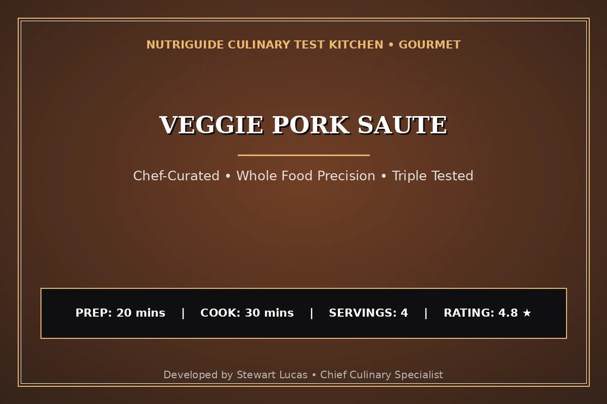 Veggie Pork Saute