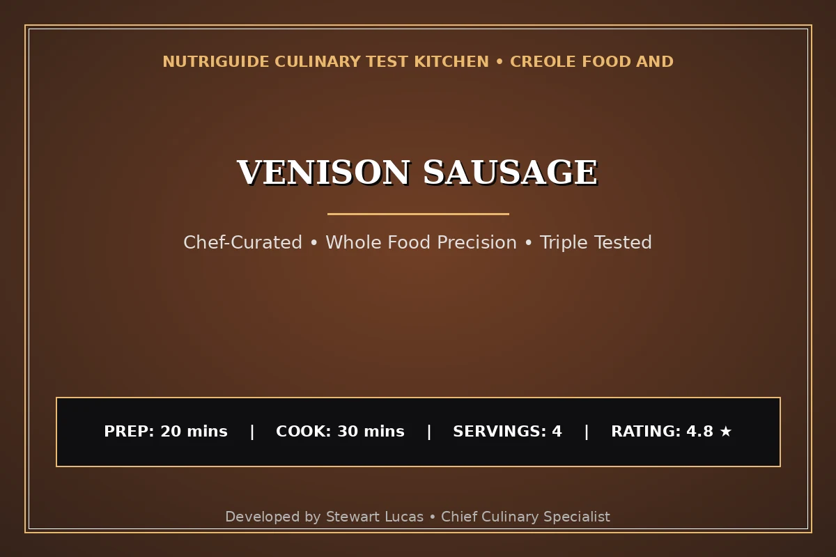 Venison Sausage