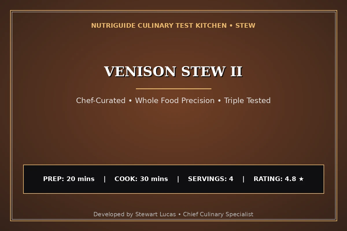 Venison Stew Ii
