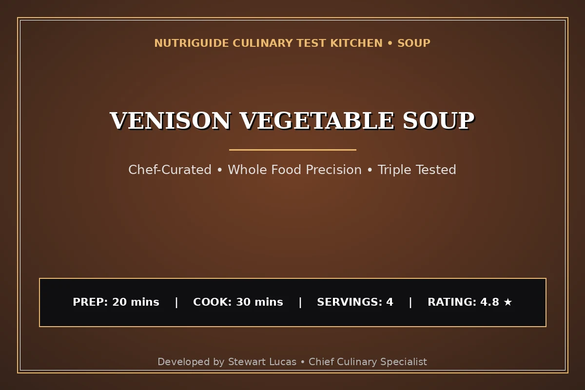 Venison Vegetable Soup